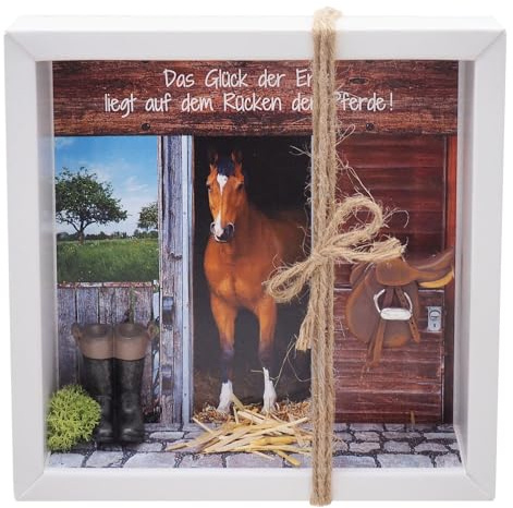 ZauberDeko Geldgeschenk Verpackung Reiten Pferd Pferdestall Stall Ponyhof Gutschein