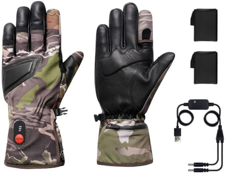 Beheizte Jagdhandschuhe, 1 Paar Batterien