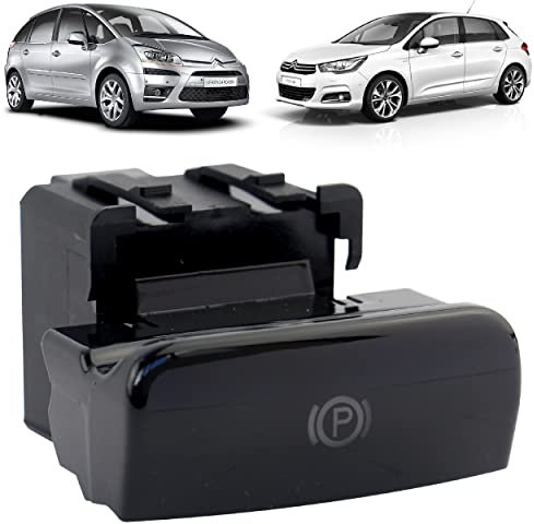 Bouton frein à main compatible pour C4, C4 Picasso 1, Grand Picasso 1, DS4 (2006-2019) commande électrique.Bbouton frein de parking | 470703