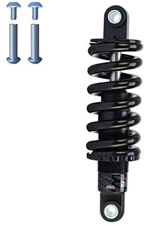 LvTu XC Soft Tail Fahrrad Stoßdämpfer 150mm/ 165mm/ 190mm mit Buchse Schraube 450 Lb / 850 Lb / 1000 Lb / 1500 Lb MTB Dämpfer (Color : 165mm, Size : 450 lbs)