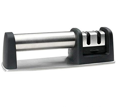 Feixiangge - Pietra per affilare, 2 fasi, pietra per affilare coltelli in ceramica e acciaio al tungsteno, professionale, per affilare la pietra per la casa, accessori da cucina