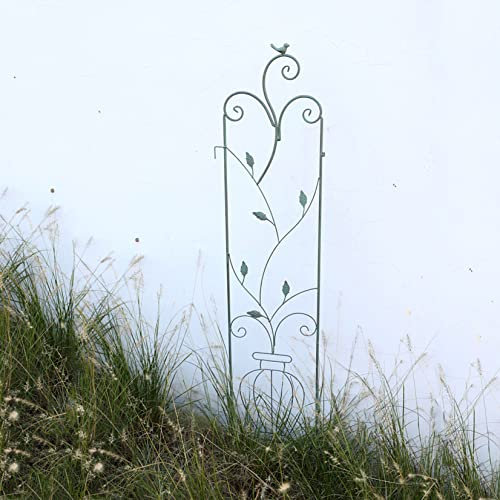 ZYFA Metall-Rankgitter Rosengitter Rankhilfe Rankzaun Kletterhilfe Beetzaun Beeteinfassung Spalier Garten Pflanzengitter Rankleiter zum Stecken,für Kletterpflanzen,Gartendeko Pflanzen Deko,Rosen