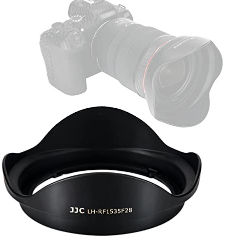 Fotasy RF 15-35 mm F2.8 L IS USM Gegenlichtblende, schwarz, kompatibel mit Canon RF-Halterung, Standard-Objektiv, Zoom-Design, wendbar, blendfrei, mattes Finish