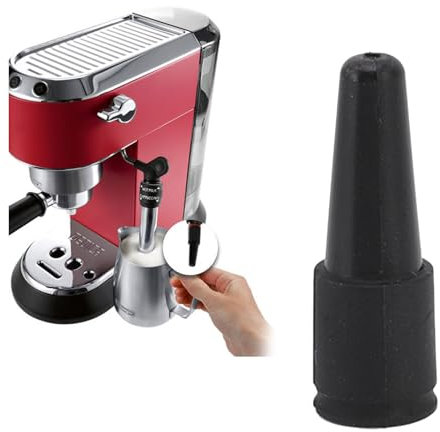 Coffee Machine Steam Nozzle,Hole Silicone Milk Foam Spout Replacement, Easy to Install and Washable for Delonghi Coffee Maker
