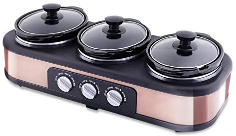 FAZRPIP Torre Tre Pentola a Cottura Lenta, Caloroso Alimentare e Server a Buffet, Pentole da Cucina, per la Festa Della Cucina a Buffet