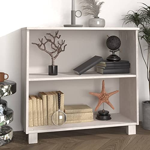 Chaduof Sideboard, Kommode Schlafzimmer, Kommoden & Sideboards, Wohnzimmerschrank, Zimmer Möbel, Flur Kommode, Weiß 85x35x80 cm Massivholz Kiefer