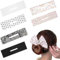 6 Piezas Donut Hair Bun Fabricantes Franceses de Moño de Pelo Magic Clip para el Cabello de Tela Mágica Accesorios para el Cabello Moño para el Cabello para el Cabello Banda para el Cabello Mágica