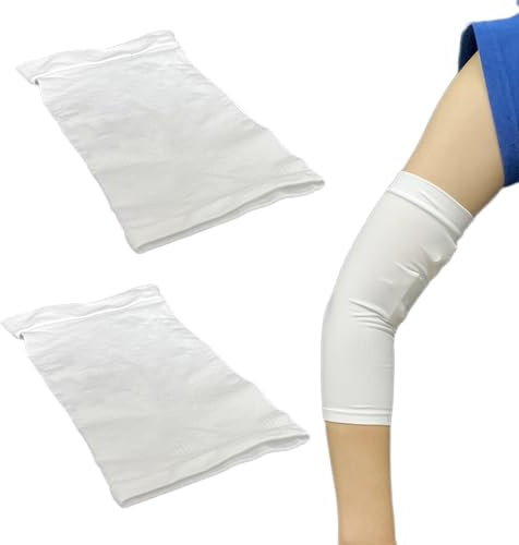 MENURSY PICC - Funda protectora para brazo fundido, 2 piezas blanco