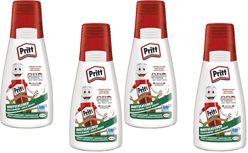 Pritt, 2 flacons de 100 g Universelle à séchage Transparent pour la Maison, l'école ou Le Bureau, Colle de Bricolage Blanche pour Les Enfants, 9H PAKC2XXST (Lot de 2)