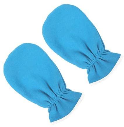 HAPINARY Guantes de Spa Exfoliantes Cuidado de Manos Franela y Poliéster, Conservan el Calor para Uso Diario Personal y Tratamientos de Belleza en Casa