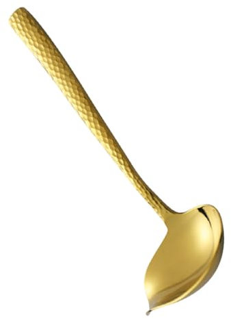 PHENOFICE Stainless Steel Oil Pouring Soup Spoon Ladle Lip Cooking Tool for Teaspoon Measures Kitchen Gadget