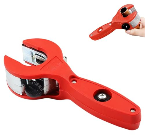 Cortatubos de PVC,Cortatubos de PVC - Herramientas portátiles para cortar tubos - Cortatubos de cobre, tijeras de tubo de PVC, cortatubos rígidos de PVC para tubos delgados de acero inoxidable de PVC