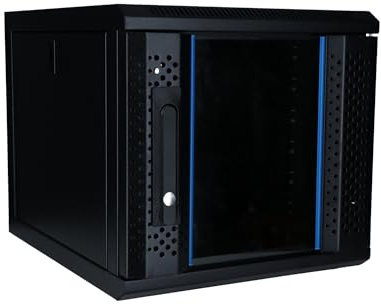 DSIT 6 HE – 10 tums serverskåp – glasdörr
