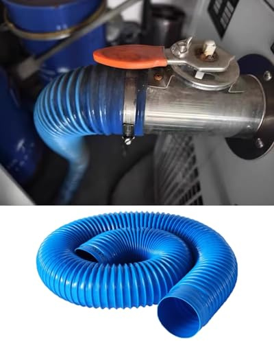 Tubo Cappa Cucina 1 3 6 9 12 In Tubo Flessibile per Tubi di Scarico In Silicone Ad Alta Temperatura, Tubo Flessibile Isolato In Alluminio per Condotti Dell'aria, Prolunga per Tubo(10m(33ft/394),D 125