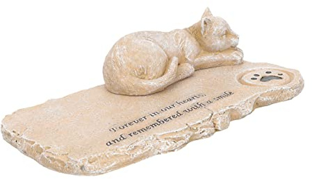 FONDOTIN Pierre Commémorative pour Animaux De Compagnie Cat Supply Pierre Tombale Décorative pour Chat Et Chat Dextérieur