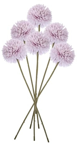 HOLIDYOYO 6pezzi Bouquet di Fiori Artificiali Giacinto Fiori Finti per Decorazioni di Matrimonio e Festa da Aspetto Naturale e Duraturo