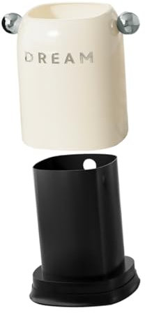 CAXUSD Corbeille à Carrée Plastique Bac à Déchets Ouvert avec Liner Amovible pour Dissimuler Sac Poubelle pour Bureau Et Maison