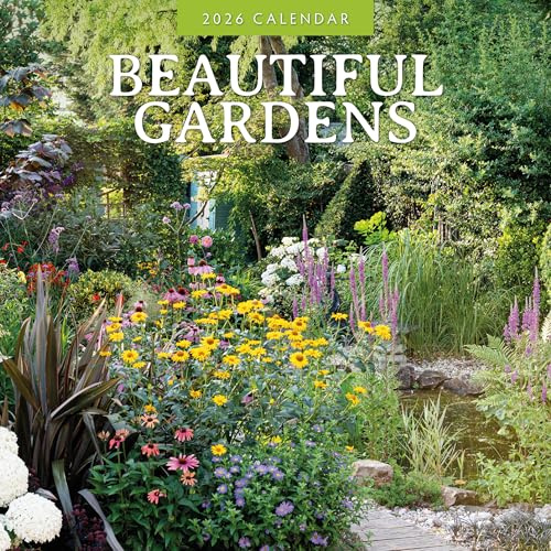 Beautiful Gardens - 2026 Square Wall Calendar - by Red Robin Publishing