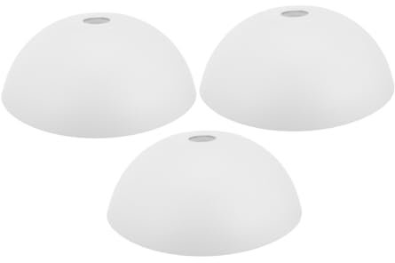 EXQUIMEUBLE 3pièces Abat-jour Blanc Plastique Pour Lampadaire Applique Murale Lampe De Table Usage Domestique Remplacement Abat-jour