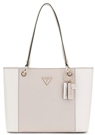 GUESS Noelle II Tote Cream White/Taupe