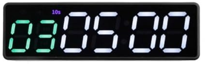 Grande orologio digitale a LED di grandi dimensioni Timer da palestra portatile Intervallo timer Allenamento Fitness Orologio Conto alla rovescia/SU/Cronometro Magnetico e ricaricabile tite USB