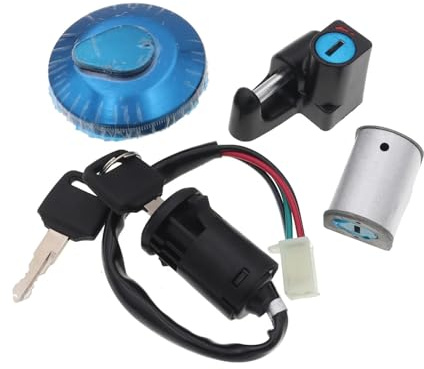 Kit Interruptor Encendido 4 Cables Llave Bloqueo Tanque Combustible Tapa Cerradura Asiento Casco Llave Para Monkey Z50 50A Z50J Z50R FRTRGVUVXP