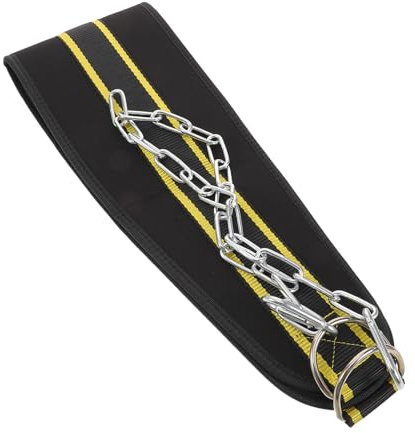 SOPOTUTU Ceinture de Musculation avec Chaîne Robuste pour Powerlifting Ceinture Dip Breathable pour Tractions et Dips Soutien Renforcé pour Entraînements Intensifs Hommes et Femmes
