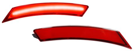 Intermitentes Laterales Para Pontiac Para Solstice Para Saturn Para Sky 2006-2010 Lente Ámbar Luces Posición Laterales Delanteras LED Completas Pasos Rueda Auto Intermitente lateral(Red Lens Red)
