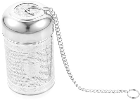 IMUSINICE Filtro per Tisane in Acciaio Inossidabile Resistente ad Alta Temperatura Rimozione Residui, Colino per Tè Sfuso per Cucina e Ufficio