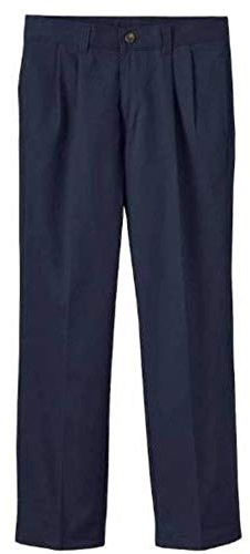 Chaps boys School Approved Performance Playground Tough Pleated Front Adjustable Waist Navy