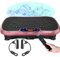 AXV Máquina de Ejercicio de Placa vibratoria para Entrenamiento de Cuerpo Completo, Plataforma de Fitness, máquina de Drenaje linfático para pérdida de Peso, tonificar, Bienestar, Gimnasio en casa