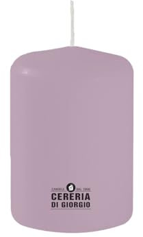 Candela diametro 7 cm altezza 10 cm - Rosa antico