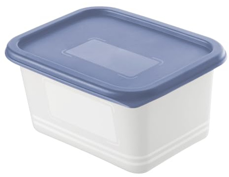 Rotho Juego de recipientes para congelador, 4 x 0,75 L, color azul