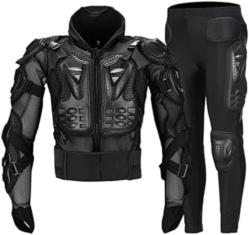 Motorrad-Ganzkörperpanzerjacke, Wirbelsäulen-Brustschutzausrüstung, Motocross-ATV-MTB-Schutzjacke für Herren und Damen