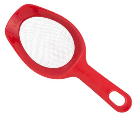 BRIGHTFUFU Handheld Mehlsieb Aus Edelstahl Feines Sieb Mit Ergonomischem Griff Vielseitig Für Backen Schokolade Puderzucker Kabelloser Küchenhelfer