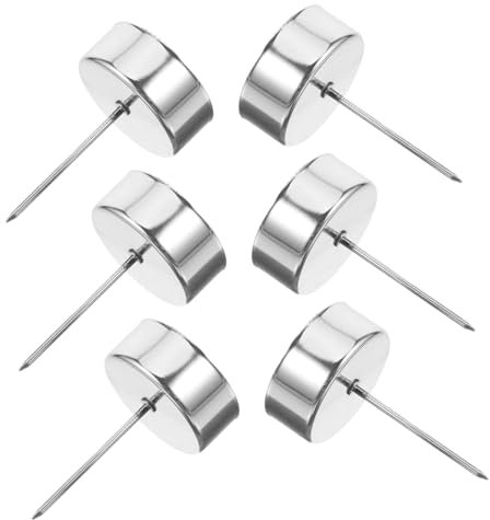 Ciieeo 6 Stück Kerzenhalter Aus Metall Mit Dorn Silbern Weihnachtsdeko Vielseitig Für Tischkerzen Weihnachtsbaum Teelichtständer