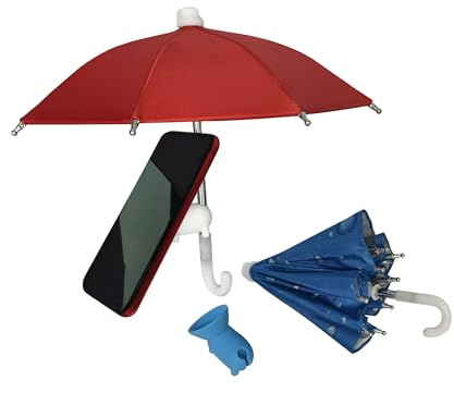 DFXIU 2Pack Outdoor Phone Holder&Suction Cup for Phone Sunshade Blue Red