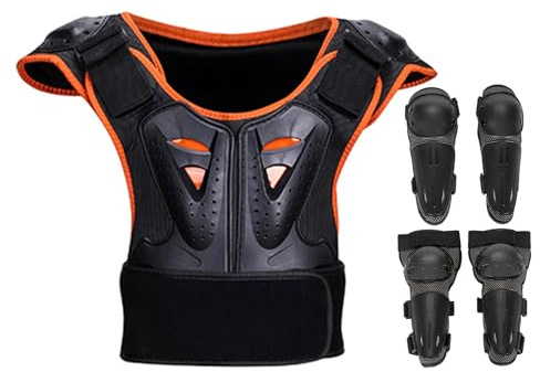 Equipaggiamento protettivo per pattinaggio, con strato in rete 3D Airflow, attrezzatura protettiva per skateboard, per bambini, ragazze, sport, attività all'aperto, interni, ciclismo, sci