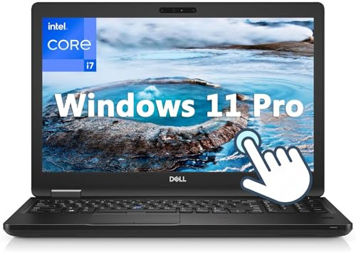Dell Latitude 5590 Ordinateur Portable écran Tactile, 15.6in FHD (1920×1080) Win 11 Computer, 8th Gen Intel Core i7-8650u, 16 Go de RAM, 512 Go de SSD, HDMI, Clavier QWERTY, Win11 Pro (Rénové)