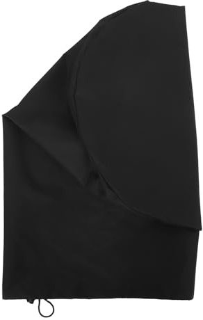 DECOMELODY Housse de Protection pour Foyer Extérieur 60 X 74 Cm en Tissu Oxford 600d Imperméable et Coupe-vent Poignées Latérales, Résistante aux Intempéries, pour Jardin, Terrasse et Camping