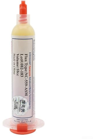 No-Clean Tacky Gel Saldatura Flux NC-559-ASM 10cc per BGA CSP Ball Mounting Computer Motherboard Repair Paste