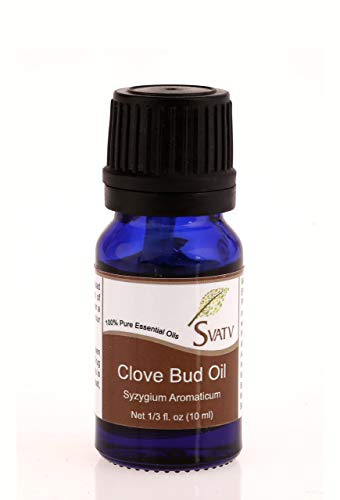 SVATV Brote de clavo/Clove Bud Aceite Esencial de Grado Terapéutico Aceites de Aromaterapia Aceite de Fragancia para Difusor Yoga Masaje y Cuidado Personal DIY 10ml