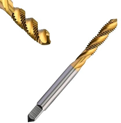 Corintian HSS TiN Spiralgewindebohrer – Form C, RSP 35°, Ø M2-M24, Maschinengewindebohrer mit TiN-Beschichtung für Sackloch- und Innengewinde