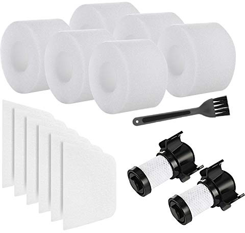 IF200UK Replacement Filter Set Compatiable Shark duoclean Vacuum Cleaner IF200UKT IF250UKT, Shark HEPA Filter Kit Replaces Part # XPSTMF100 & XPREMF100