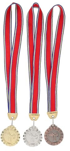 TOYANDONA 3stücke Taekwondo-Medaille Aus Metall Goldmedaille Silbermedaille Bronzemedaille Für Sportpreise Hochwertige Metallmedaillen