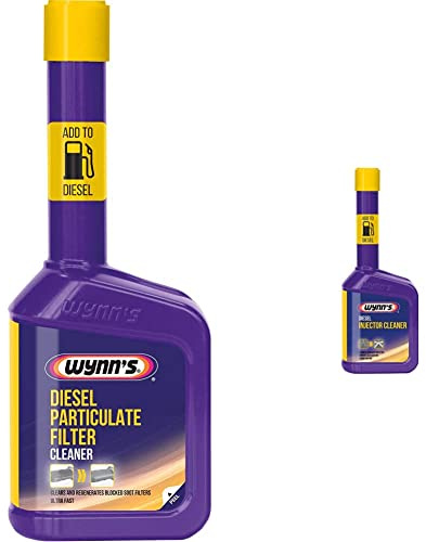 Wynn's 28263 Diesel Particulate Filter Cleaner Fuel Additive DPF Regenerator Treatment & Diesel Injector Cleaner Engine Fuel System Additive Treatment 325ml