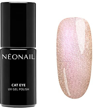 NÉONAIL UV Nagellack 7,2 ml Orange Satin Quartz Cat Eye NÉONAIL Farben UV Lack Glitter Gel Nägel Nageldesign
