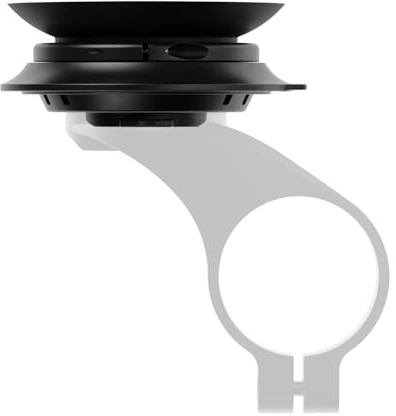 Fidlock Vacuum Turn Base - Supporto magnetico sottovuoto per smartphone da fissare al supporto GPS per computer da bicicletta, colore: Nero