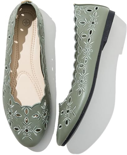 Shupua Womens Flats Ballet Flats for Women Comfortable Slip on Dress Shoes
