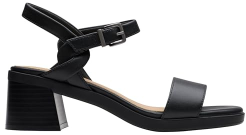 Clarks Jaylan Ray Womens Black Leather, 5